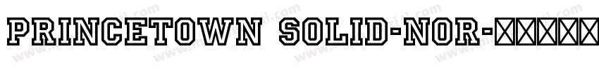 Princetown Solid-Nor字体转换